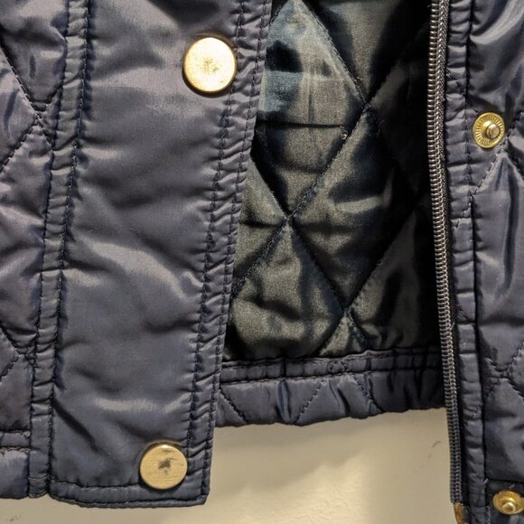 And eawy Quilted Blue Jacket- Size Small - Picture 5 of 10